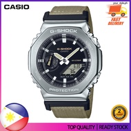 g-shock GM-2100CB-2100 Silver Black Men's Sports Watch with Nylon Strap unisex waterproof watch stra