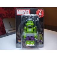 BEARBRICK 100% - HAPPY LOTTERY - MARVEL - HULK