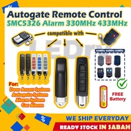 330MHz 433MHz SMC5326 Auto Gate Remote Control  Clone &amp; Copy 12V A27 Battery Included SCT2260 4PIN