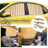 Sunshield Tirai Gorden Magnet Kaca Jendela 4pcs Mobil Ford Ecosport