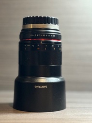 Samyang 85mm F1.8 Lens for Fujifilm Fuji X APS-C 手動鏡頭 Manual Focus Use it few times like new  使用 2~3 次就像新的一樣