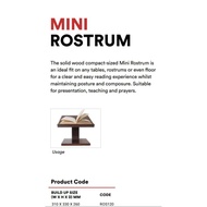 Mini rostrum solid wood (Malaysia product)