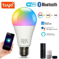 Tuya E27 Bulb Bluetooth/WIFI/Zigbee, Dimmable Light LED lamp 2700-6500k RGB, Smart Life APP, Voice w
