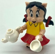 Lego 71030 Looney Tunes Minifigures  Petunia Pig  連底板 說明書 包裝袋 (全新開袋確認)