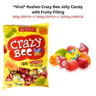 Roshen Crazy Bee Fruity Gummy Candy / Crazy Bee Jelly Candy