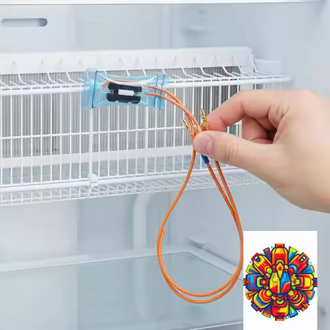 Essential Fridge Component 2 Wire 8115 Degrees Bimetallic Refrigerator Defrost Thermostat for Homes