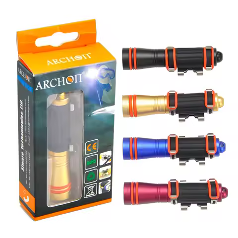 Mini Dive Light ARCHON D1A W1A XP-E R3 LED Diving Flashlight 75 lumens Waterproof Torch Underwater L