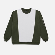 "MDG.18Ap23D" Locarom Crewneck Sweater - Army