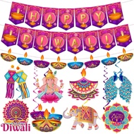 Diwali Decorations for Home, Happy Diwali Decorations includes Happy Diwali Banner and Diwali Hangin
