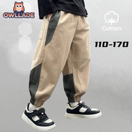 OWLLADE Cargo Jogger Pants for Kids Boy Wear-Resistant in Khaki B02 4T-1