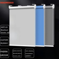 Roller Blind Blackout Roller Blind Dimout Curtain Curtain Minimalist Roller Window Curtain Anti UV C
