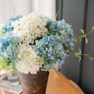 Bunga Pahar INS Style Artificial Hydrangeas Flower Bouquet for Wedding Decoration, Bridal Bouquet,Ar