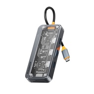 ASOMETECH 10 Trong 1 USB C Hub Dock Station PD 100W Type C Sang HDMI 4K TV RJ45 VGA Laptop Docking S