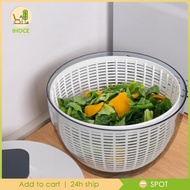 [Ihoce] Lettuce Washer and Dryer Salad Quick Drying Lettuce Vegetable Dryer Vegetable Dryer