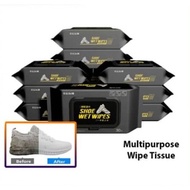 Shoe Wet Tissue [ 12pcs , 30pcs , 80pcs] Shoe Cleaning Wet Tissue Quick Wipes Sneakers Care Shoes cl