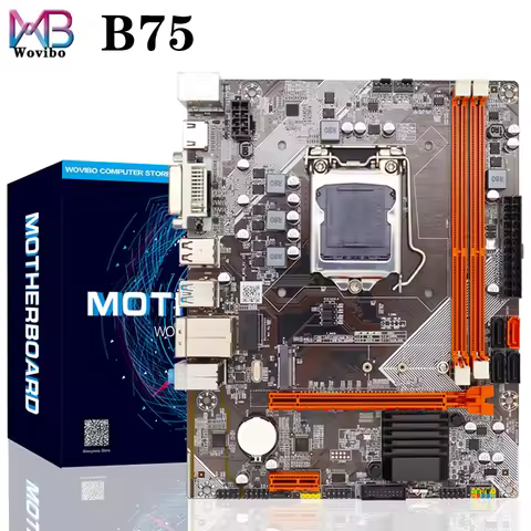 Computer Motherboard B75 LGA 1155 M.2 NVME USB 3.0 SATA III Mainboard DDR3 RAM For Intel LGA1155 I3 