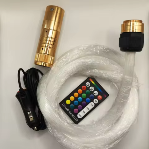 Fiber optic lamp 0.5mm 10W RGBW starry sky flashlight fiber optic set cinema decoration starry sky r