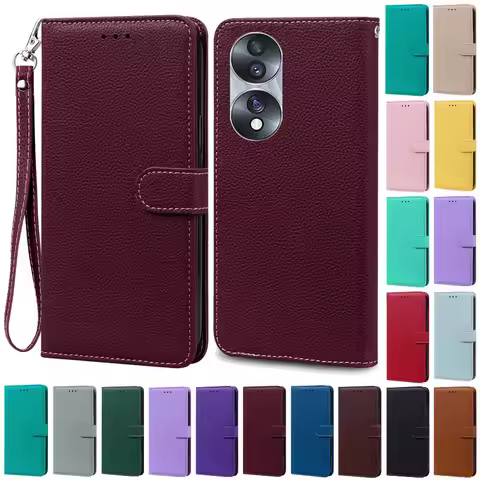 Leather Wallet Flip Case For Honor 70 Case Honor 70 Pro Plus Phone Case For Huawei Honor 70 Pro Case