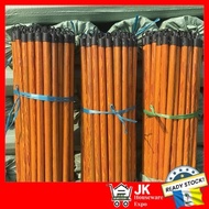 2.5ft Kayu Batang Mop Penyeduk/Batang penyapu/nature wooden mop dustpan holder/Wooden Broom Stick/Mo