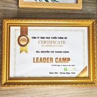 Photo Frame - Certificate Frame 21X30cm(A4)/ 25x35cm(B4)/30x42cm(A3) Classic Gold Border, Mica Surfa