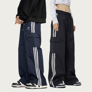 【From Perak】ProMan Seluar kasual lelaki Men's casual trousers American black long Pants navy blue Fa