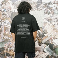 UNKL347 Black T-Shirt Combed Material NOOM Motif