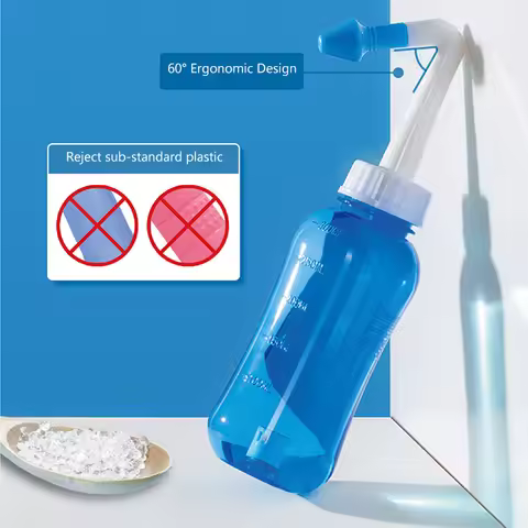 300ml Nasal Wash Cleaner Baby Spray Aspirator Syringe Nasal Wash Baby Irrigator Bottle Sink Rhinitis
