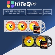 HiteqPC | darkFlash Explore DE240/360 Liquid CPU AIO Cooler w/ LCD Display