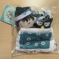 (全新 現貨 日本正版) 進擊的巨人 x Sanrio Levi 兵長 XO Bad Badtz Maru 酷企鵝 訓教 被團 公仔