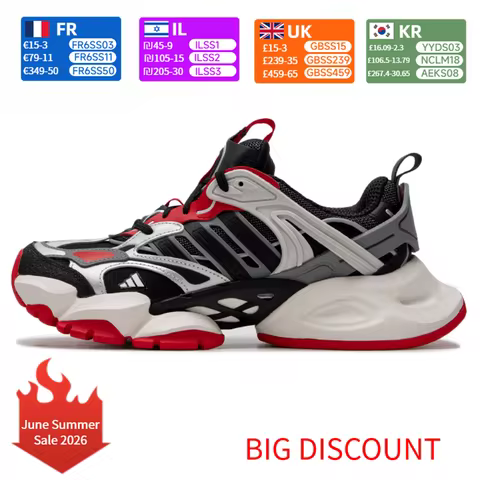 adidas XLG RUNNER DELUXE Comfortable and Stylish Leather Low-Top Casual City Commuter Running Shoes 