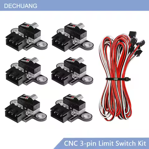 Mini Vertical Mechanical Limit Switch 1A 5V Endstop with 3-pin Cable for CNC 3018 Plus/3018 Pro/3018