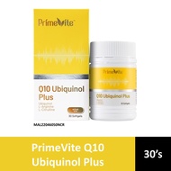 PrimeVite Q10 Ubiquinol Plus (With L-Arginine and L-Citrulline) Softgel 30's