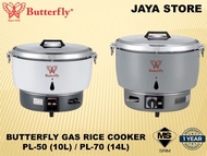 Butterfly 10L / 14L Commercial Gas Rice Cooker PL-50 / PL-70 (Periuk Stainless Steel Tebal) (Can Coo