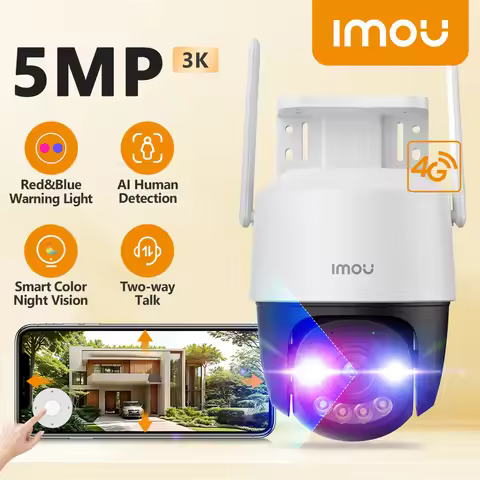 IMOU Cruiser SC 4G 3MP/5MP 360° PTZ Outdoor Camera Colorful Night Vision Wi-Fi IP66 Human Detection 