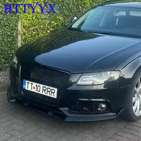 HTTYYX Car Front Bumper Splitter Lip Diffuser Body Kit Spoiler Guard For Audi A4 B8 8K Sedan 2007 20