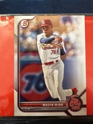 MLB 2022 Topps Bowman Baseball Card - St. Louis Cardinals 聖路易紅雀隊 投手/游擊手Mayan Winn 棒球卡 球員卡