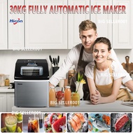 Hicon Ice Maker Machine Commercial Intelligent Touch Timing Function Automatic Household Ice Cube