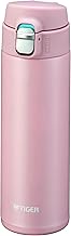 Tiger Thermos MMJ-S48PJ Water Bottle, 16.2 fl oz (480 ml), One-push Stainless Steel Bottle, Cold Ret