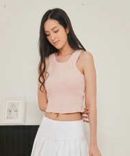 AMIS-AM2408 เสื้อกล้าม Knit T-shirt