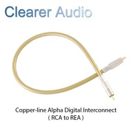 CLEARER AUDIO COPPER-LINE ALPHA DIGITAL INTERCONNCET SPECIFICATION 2M ( RCA to RCA )