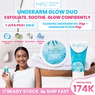Brighty Glowing Underarm X Underarm Scrub (Limited Package) Best in Indonesia