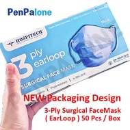3 Ply (Hospitech) Medical Surgical Face Mask (Earloop) 1/Box (50pcs)