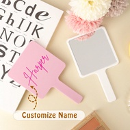 Customized Handheld Mirror, Personalised Handheld Mirror, Wedding Accessories, Name Plaque, Personal