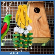 [Dolity1] Parrot Chew Toy Finches Lovebird Cockatoos Other Small Birds Budgie Bird Toy