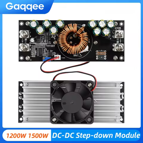 1200W/1500W DC-DC Step-down Module Adjustable Power Supply DC15V-90V to DC2.5V-72V 50A Voltage Regul