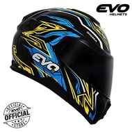 Ready Stock/❇✚EVO VXR-4000 Sigma Modular Dual Visor Helmet with Free Clear Lens