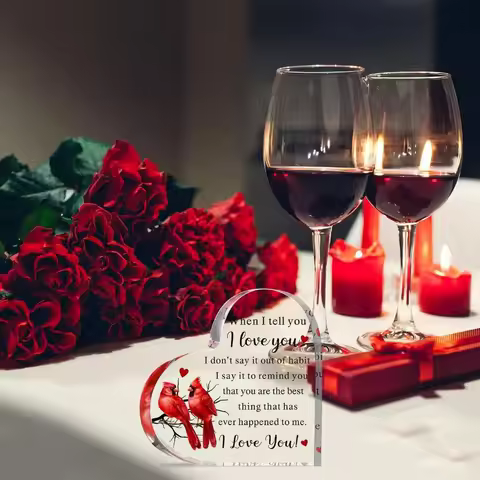 1pc,To My Love Acrylic Gift for Her Romantic Boyfriend Gifts Girlfriend Love Cute Gifts Ideas Annive