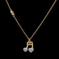 Wholesale Korean Version Simple Diamond-Studded Love Note Short Necklace Female Trendy ins Cool Styl