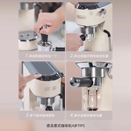 Delonghi Delonghi Semi-Automatic Coffee Machine EC885.CR Stainless Steel Manual Steam Wand Milk Frot