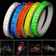 50m Bicycle Wheels Reflect Fluorescent MTB Bike Reflective Sticker Strip Tape For Cycling Warning Safety Bicycle Wheel Decor